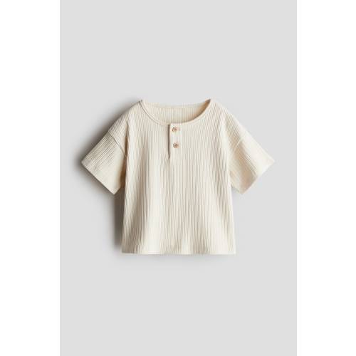 RIBBED HENLEY SHIRT