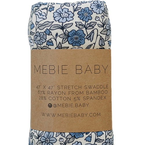 Bluebell Pointelle Bamboo Stretch Swaddle