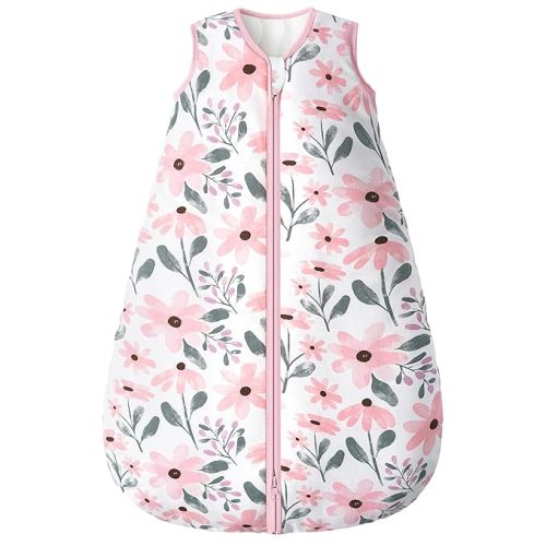 Yoofoss Baby Sleep Sack 6-12 Months, TOG 2.5 Baby Wearable Blanket with 2-Way Zipper, 100% Organic Cotton Fabric Winter Newborn Sleeping sack, Warm Soft Comfy(Medium)