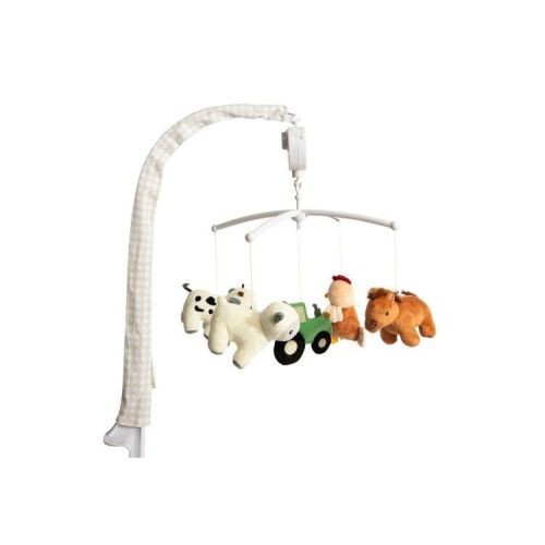 Living Textiles - Musical Mobile - Tractor Ride, Multicolored