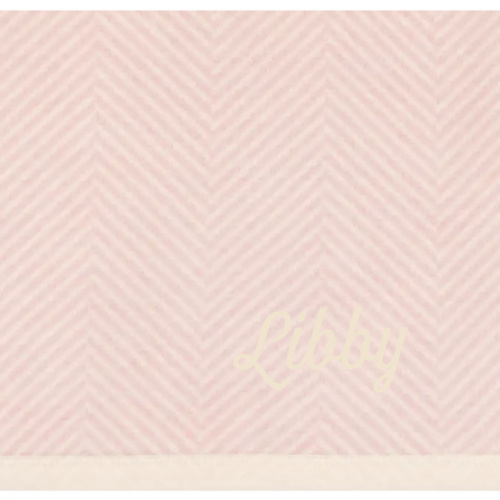 Harborview Herringbone Ballet Pink Mini Blanket