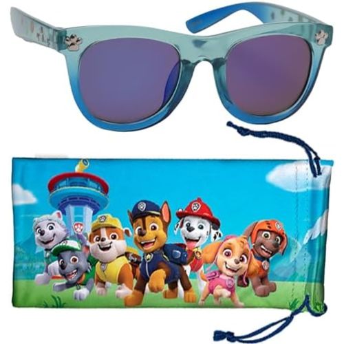 Sun-Staches Paw Patrol and Paw Patrol Skye Sunglasses for Kids - with Soft Case - Officially Licensed Paw Patrol Merchandise