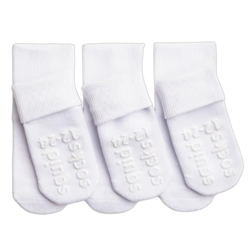 squid socks Unisex Cotton Socks | 0-6M, 6-12M, 12-24M, & 2T-3T | Grip Socks that Stay On | As Seen on Shark Tank