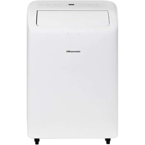 Hisense 8,000 BTU Portable Air Conditioner with Dual Hose & Inverter, 350 Sq Ft, Wi-Fi, ConnectLife App Google and Alexa, 3 operating modes, Noise 42 dB(A) - HAP0824TWD (Renewed), White