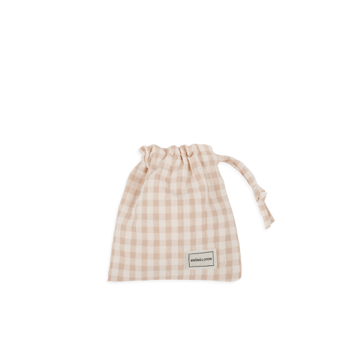 Pacifier Bag Vichy Rose