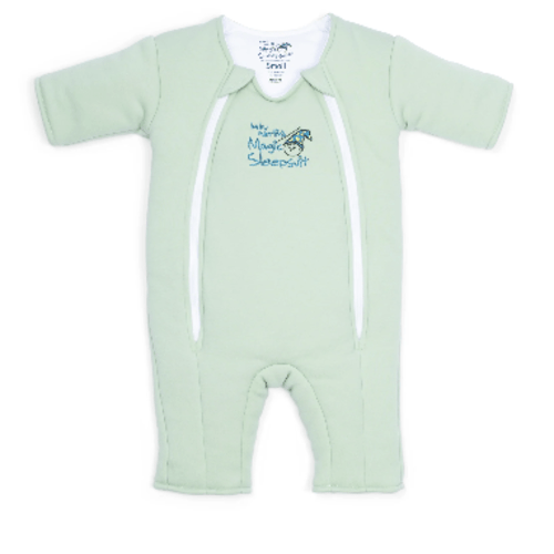 Sage Green Baby Merlin’s Magic Sleepsuit – 100% Cotton Sleep Solution