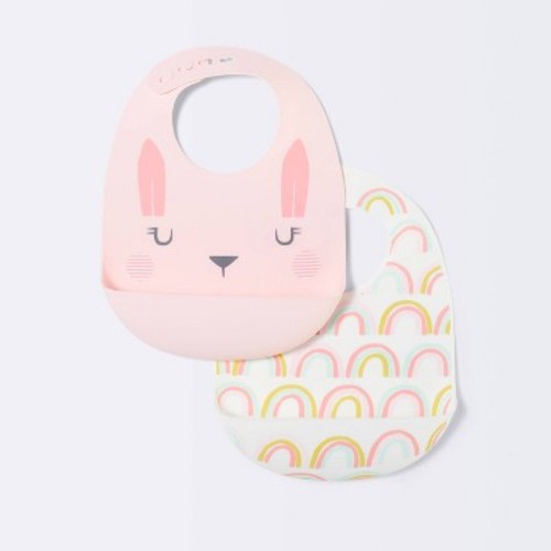 Cloud Island™: Silicone Bib, 2 count
