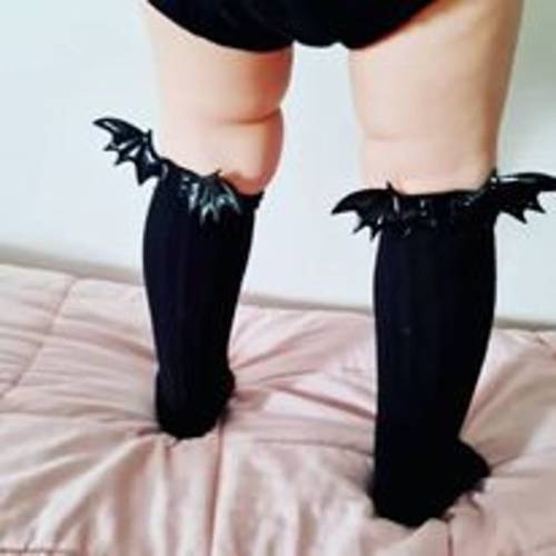 Bat Wing Knee High Baby Socks - Etsy