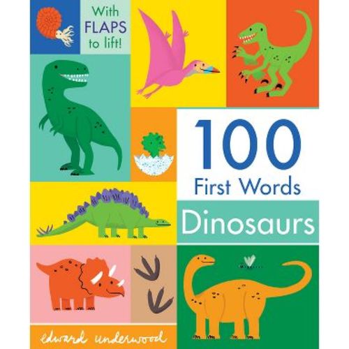 100 First Words: Dinosaurs - (Board Book)
