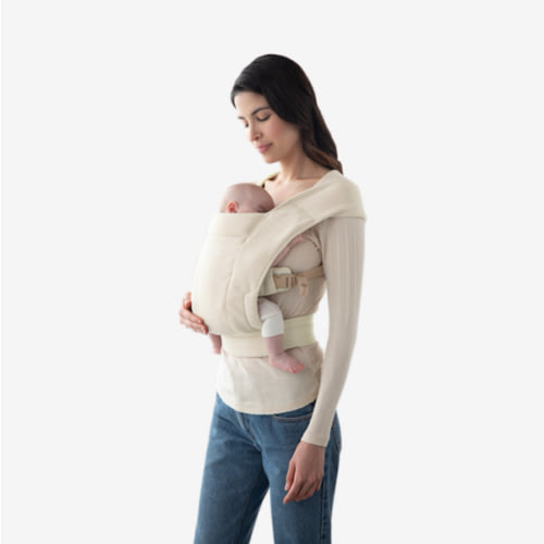 Ergobaby Embrace Cozy Knit Newborn Carrier - Cream