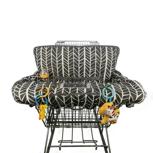 Shopping Cart Cover for Baby boy Girl, Multi-in-1 Cart Covers for Babies, Soft Padded Infant High Chair Cover, Machine Washable, Grocery cart seat Cushion Cover