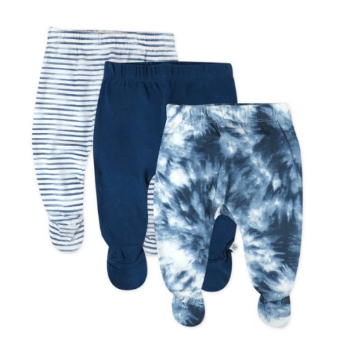 3-Pack Organic Cotton Footed Pants | Honest Baby Clothing