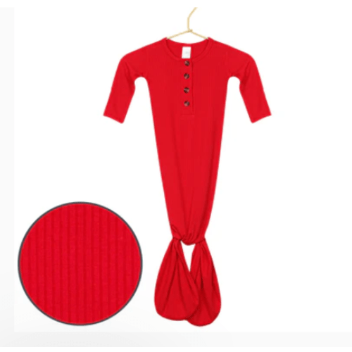 Sterling Ribbed Knotted Gown
