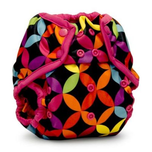 Kanga Care Rumparooz Double Leg Gusset Reusable Cloth Diaper Cover One Size Snap | Jeweled Multicolored 6-35 lbs