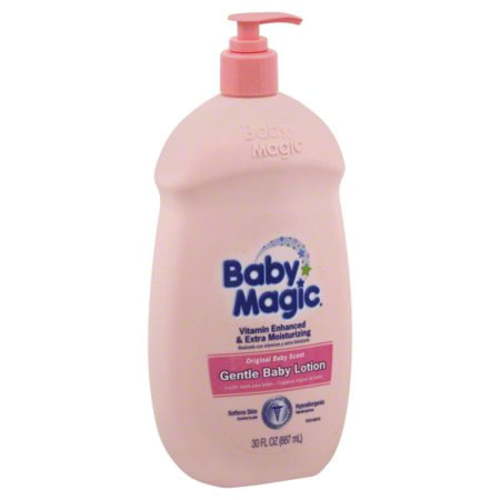 (2 Pack) Baby Magic Gentle Baby Lotion Original Baby Scent, 30 FL OZ