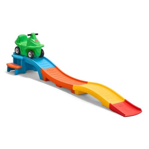 Step2 Racing Green Up & Down Roller Coaster Ride-On: Pedal Push Toy for Ages 2-5