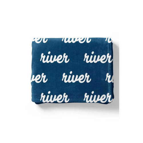 Baby Blues Personalized Color Blanket | Caden Lane