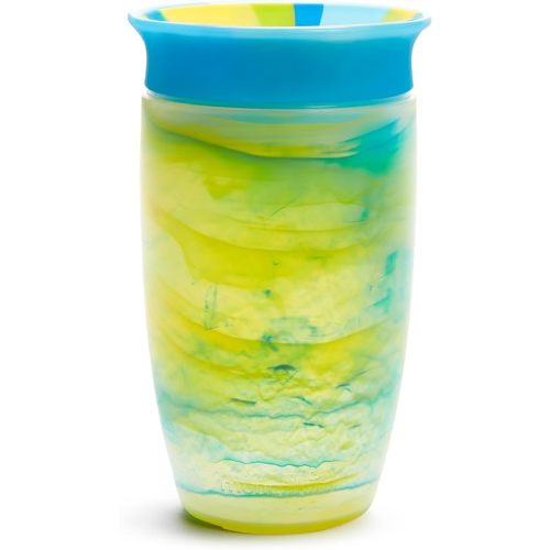 Munchkin® Miracle® 360 Toddler Sippy Cup, Spill Proof, 10 Ounce, Tropical Swirl, Blue/Multi