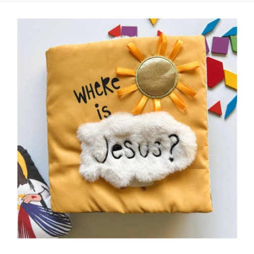 Where is Jesus? Interactive Cloth Book | littlelightcollective