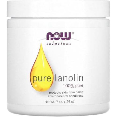 NOW Foods Solutions Lanolin Pure,7-Ounce