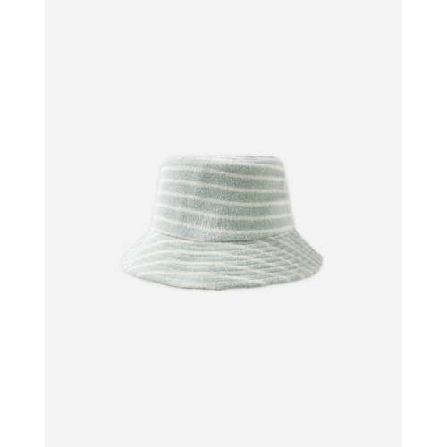 Bucket Hat Seafoam Terry Stripe