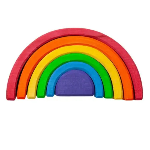 Wooden Rainbow Tunnel