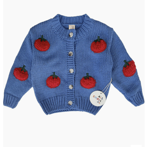 All Small Co Tomato Cardigan
