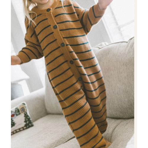 Cameron Jumpsuit in Brown Sugar Stripe – Winnie + Crew