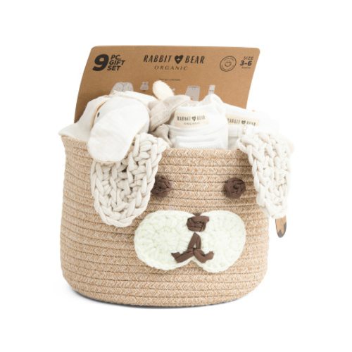 9pc Bunny Basket Gift Set | Kids & Baby | T.J.Maxx
