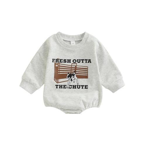 Western Baby Cowboy Outfit Newborn Boy Girl Oversized Sweatshirt - TikTok Shop