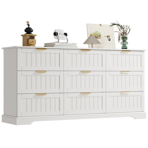 Mercer41 9-Drawer Dresser, 63"W Modern Chest of Drawers with & Reviews | Wayfair