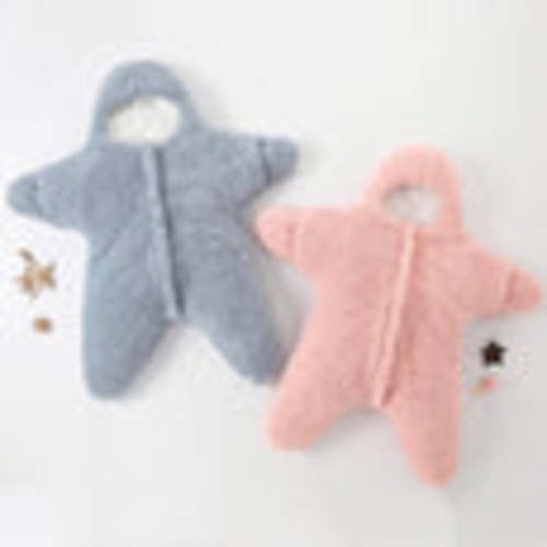 Starfish Winter Quilted Plush Baby Swaddle – Alex + Nova