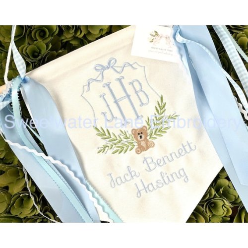 Custom Baby Banner With BEAR Baby Banner, Welcome Banner, Hospital Door Sign, Baby Shower - Etsy