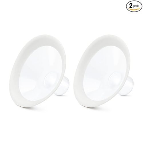 Medela PersonalFit Flex Breast Shields | 2 Pack of Small 21mm Breast Pump Flanges | Made Without BPA | Shaped Around You for Comfortable and Efficient Pumping