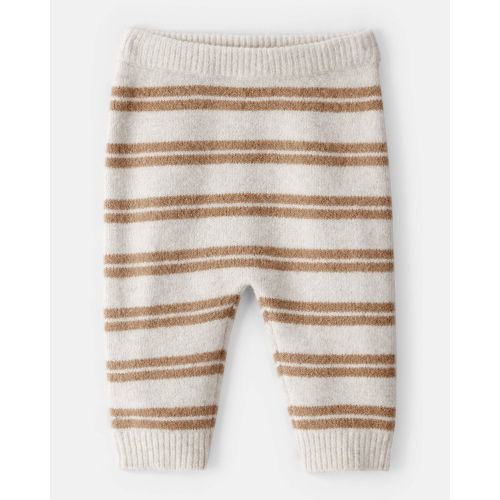 Baby Stripe Sweater Knit Pants - Brown/Cream - OshKosh B'gosh | Carter's