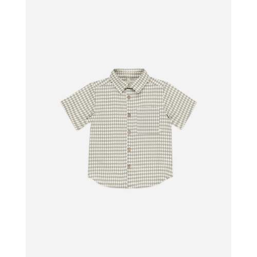 Collared Short Sleeve Shirt || Laurel Diamond – Rylee + Cru