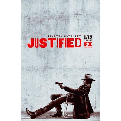 Timothy Olyphant as Raylan Givens 11" x17" inch Just-/-ified Mini Poster JB