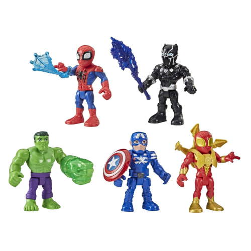 Marvel Super Hero Adventures Super Hero Squad Action Figure Set