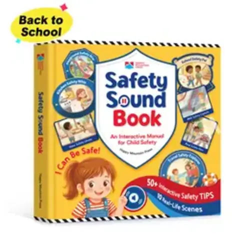 TIMETOME Safety Interactive Sound Book for Kids - 2026 Back to School Preschool Educational Toy, Toddler Gifts, Digital Detox Screen-Free Learning Book, 50+ Audio Tips, 10 Real-Life Scenes, USB-C Charge, Kids Favorites - TikTok Shop
