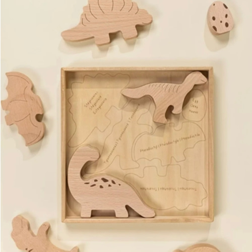 Wooden Dino Balance Puzzle
