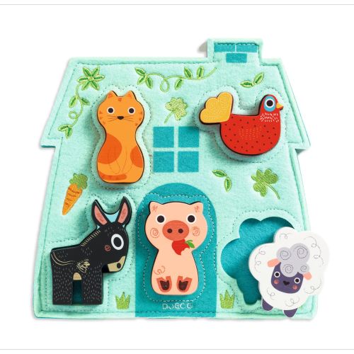 Perfect First Puzzle, Farm Wooden Puzzle made from FSC® Certified Wood