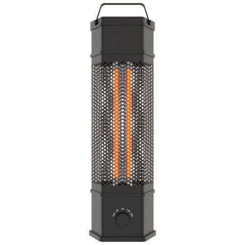 Advwin Patio Heater For Outdoor, 360°all-round Heating, 1500w Indoor Electric Infrared Heater, Portable Tower Heater, 2 Speeds Oscillation, Tip-over Protection For Garage, Backyard, Home & Reviews | Wayfair