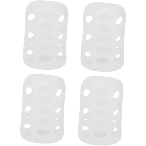 TOYANDONA Infant Bottles Feeding Glass Covers Baby Bottle Cover Silicone Bottle Case Nursery Bottle Protector Cover Baby Bottle Protector Cover Nursery Bottle Cover Protection Cap Milk 4pcs