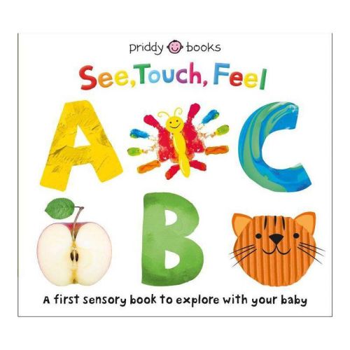 See, Touch, Feel: ABC - by Roger Priddy (Board Book)