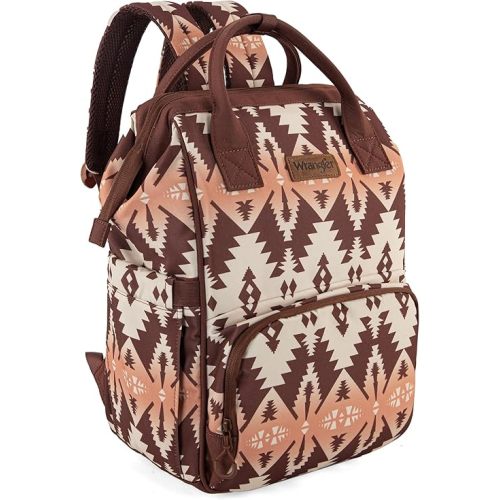 Montana West Wrangler Callie Diaper Bag Backpack with Stroller Straps Multifunction Baby Travel Bag WG2204-9110BR