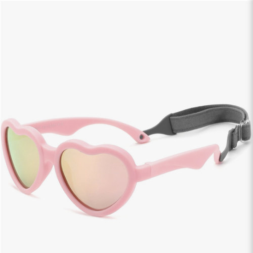 COASION Heart Baby Sunglasses with Strap Polarized Age 0-24 Months UV400