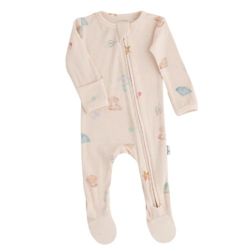 Zippered Sleepers with Fold Over Cuffs (hands and feet)