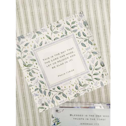 Framed Scripture Card - Psalm 118:24