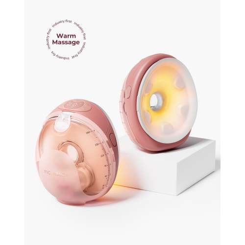 Momcozy W1 Warm-Massage Breast Pump | Wearable, Heated & Cordless