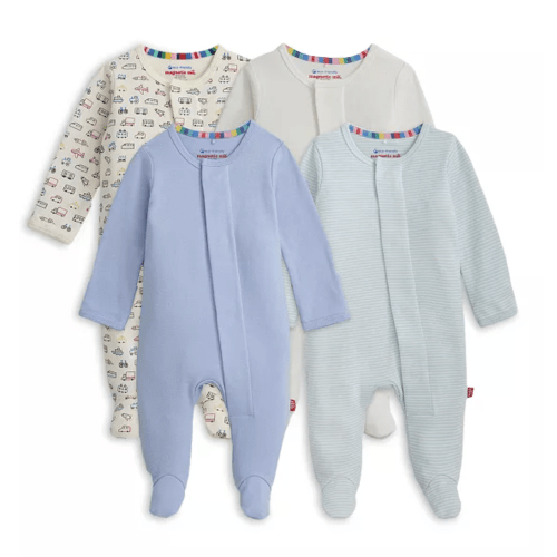 MAGNETIC ME
Boys' Footie Bundle, Pack of 4 - Baby